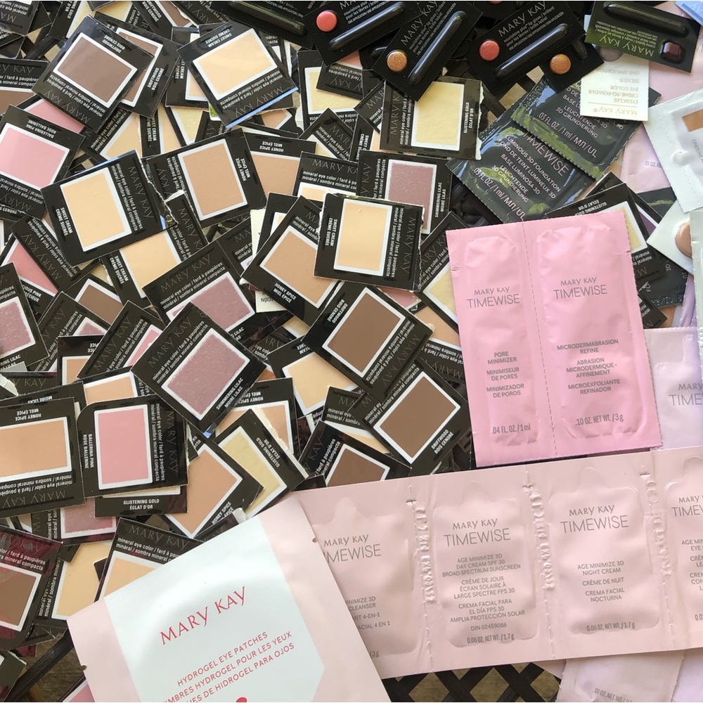 Mary Kay 100 piece mixed lot mineral eye color foundation lip gloss timewise etc